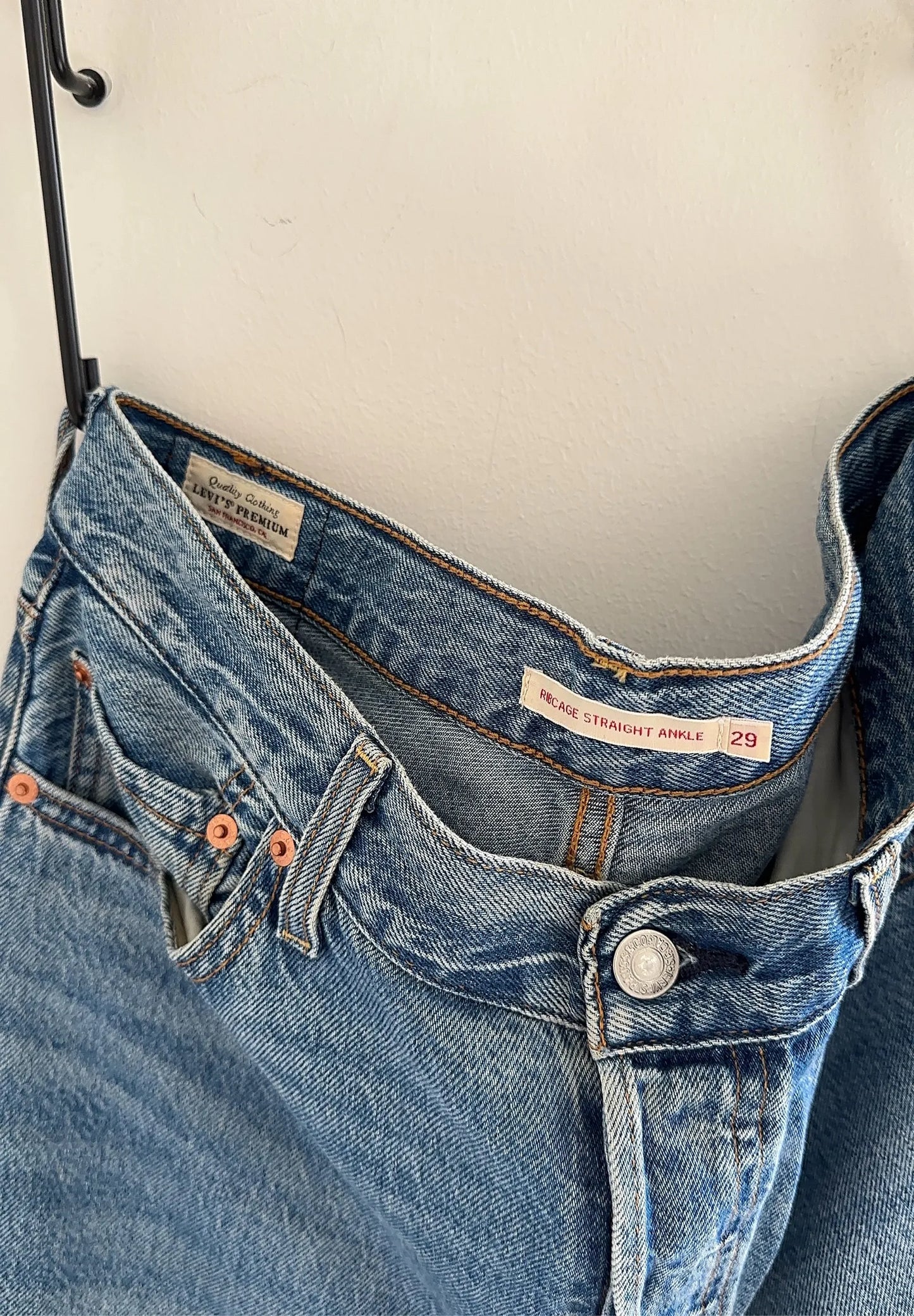 Levi's Ribcage Straight Ankle-jeans