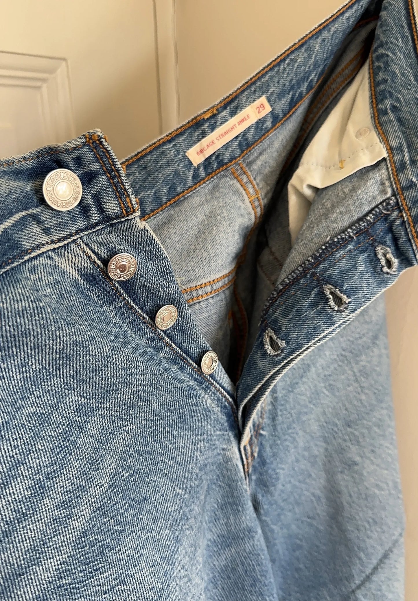 Levi's Ribcage Straight Ankle-jeans