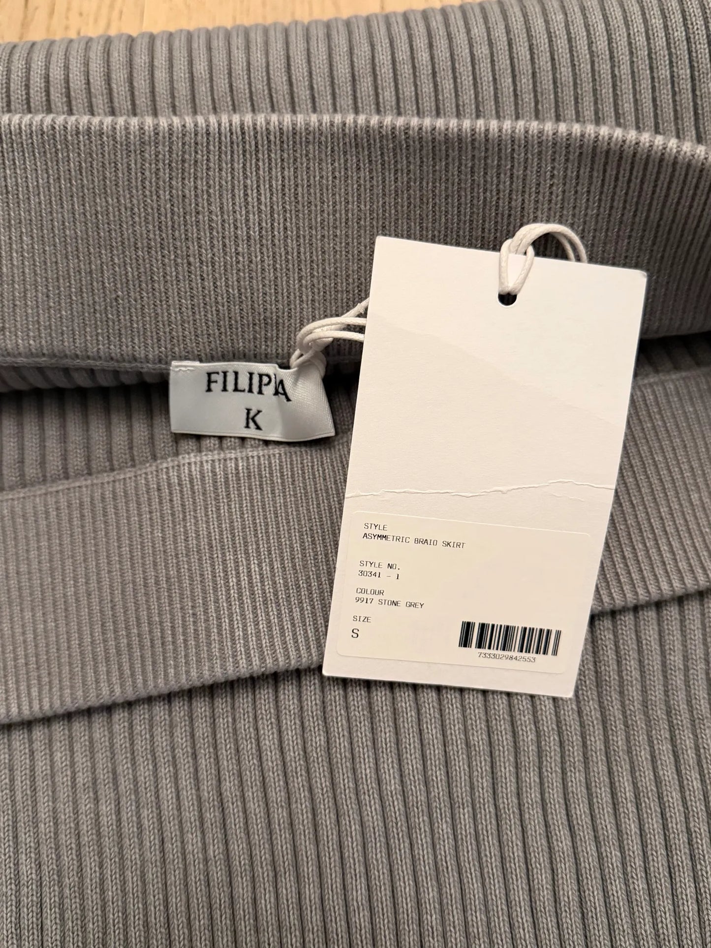 Filippa K Asymmetric Braided-kjol NWT