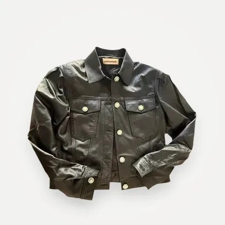 Custommade-skinnjacka NWOT