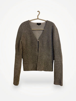 Chanel Metallic Cardigan