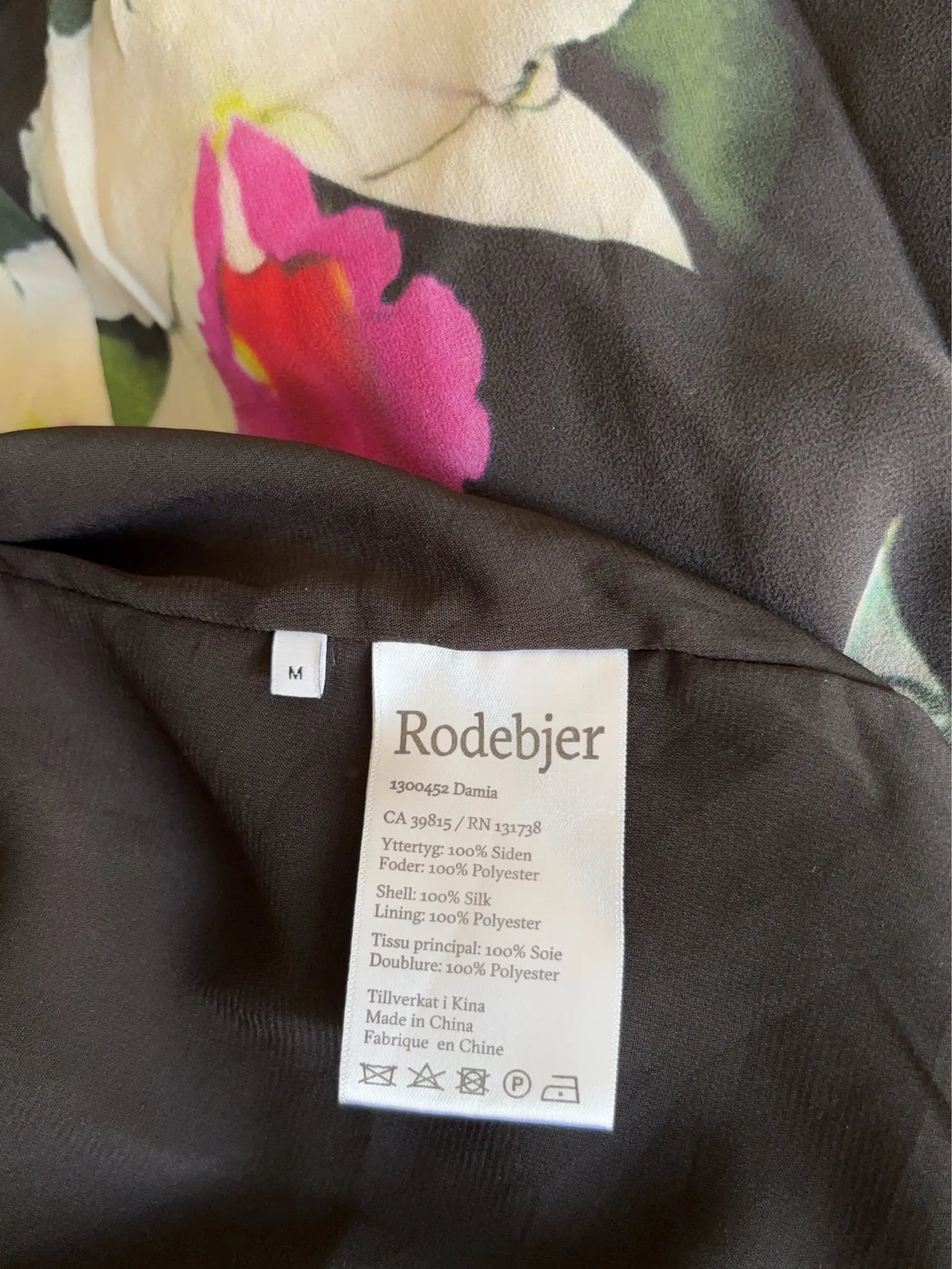 Rodebjer Damia-sidenklänning