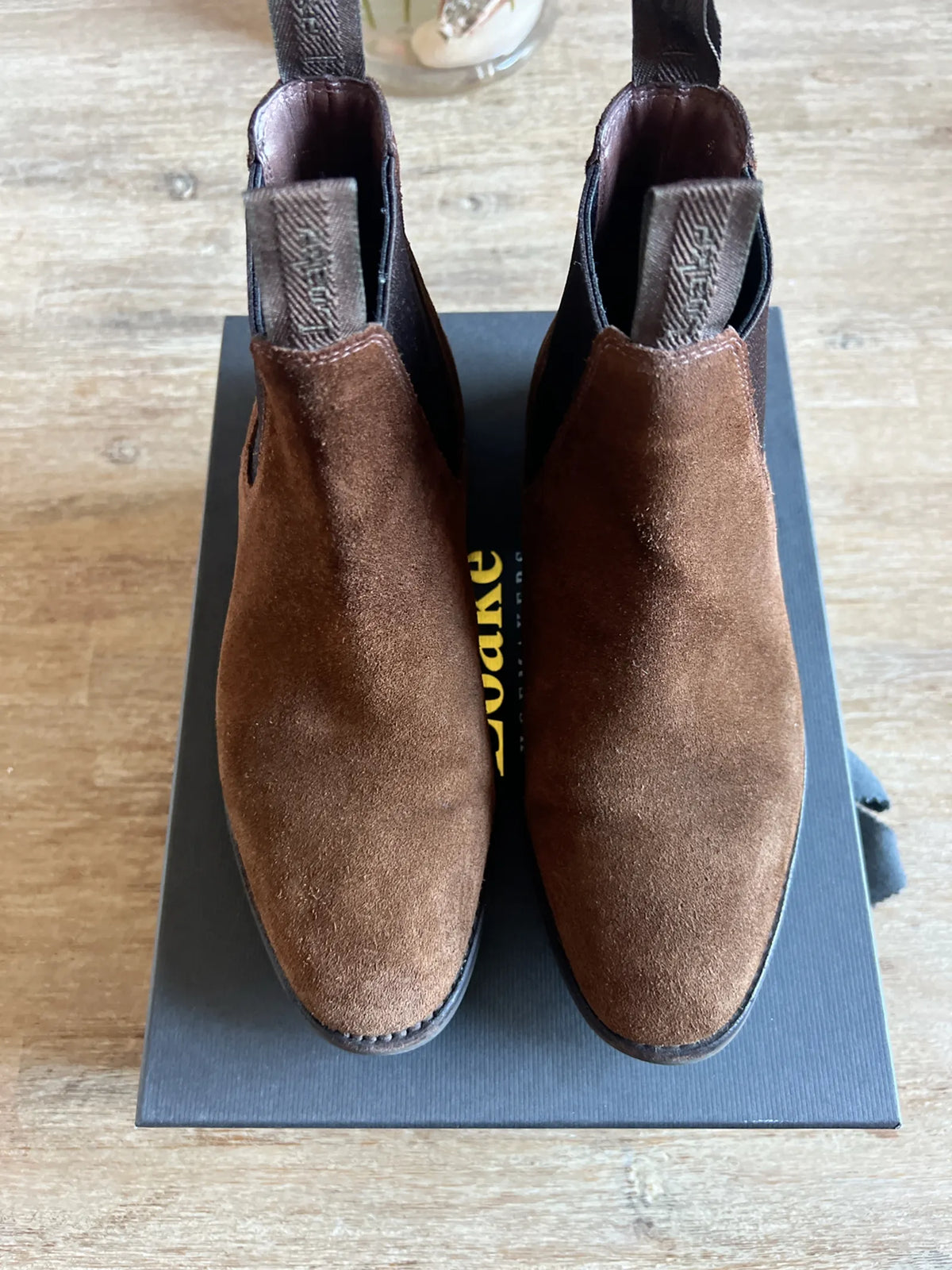 Loake Chatterley Brown Suede-boots