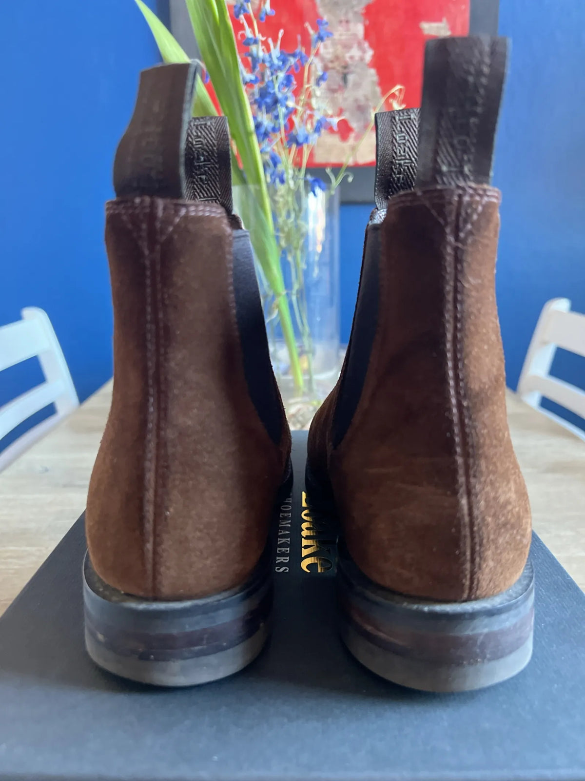 Loake Chatterley Brown Suede-boots