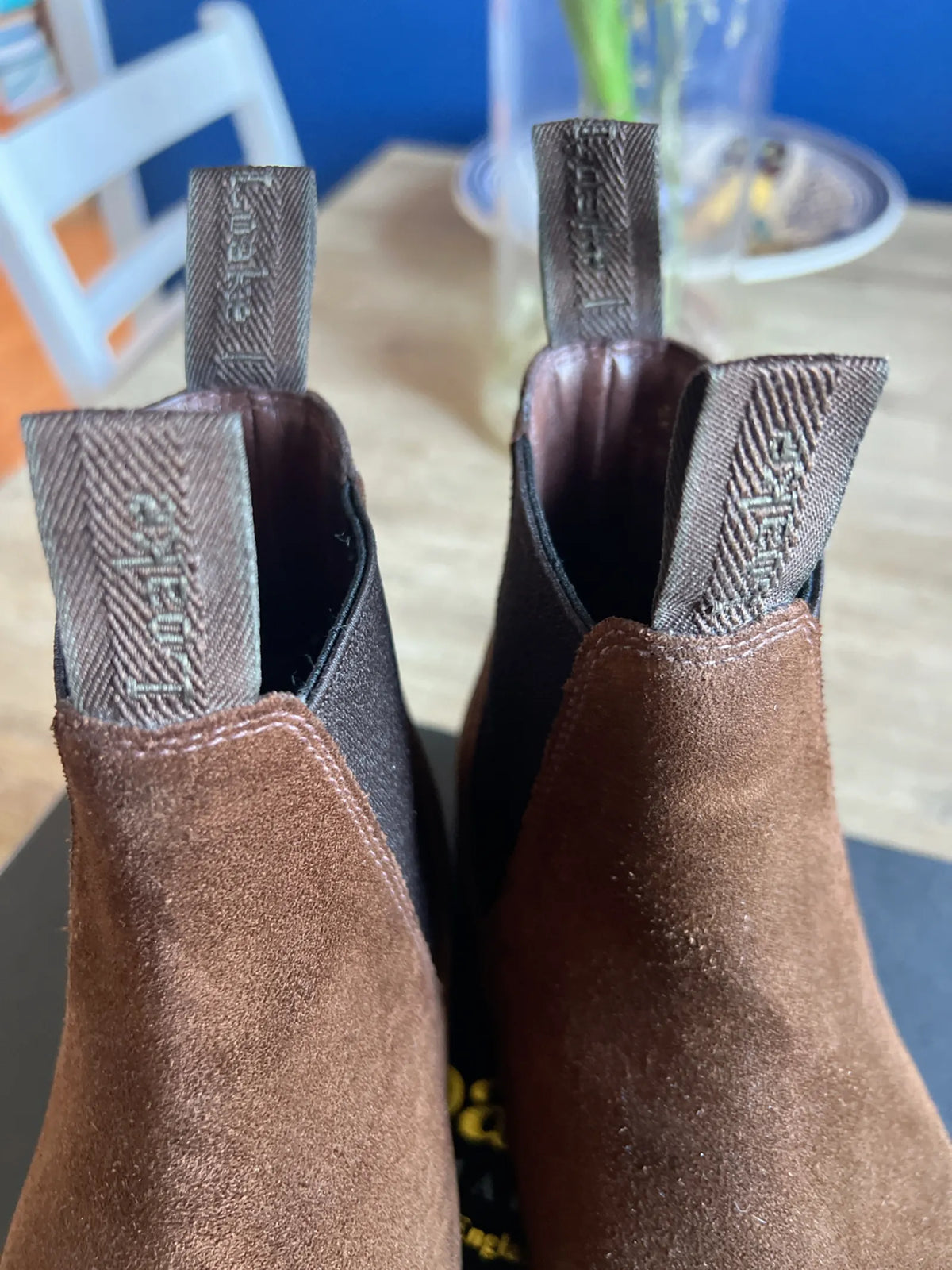 Loake Chatterley Brown Suede-boots