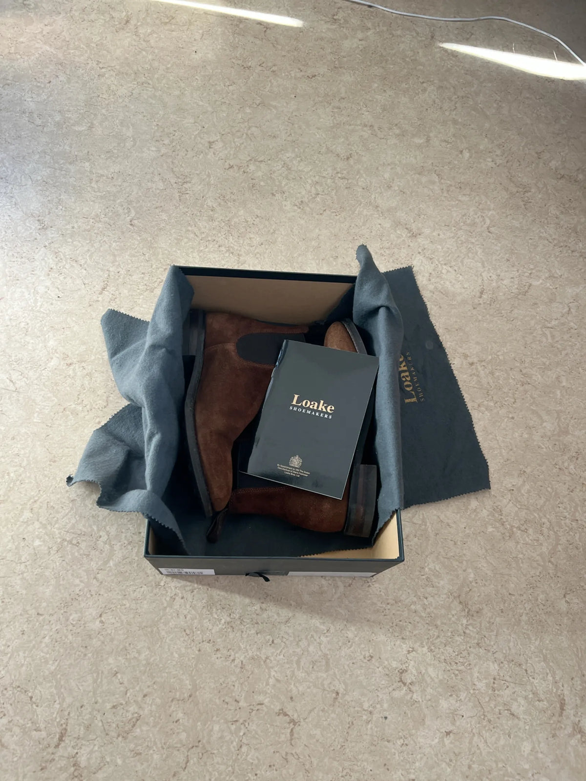 Loake Chatterley Brown Suede-boots