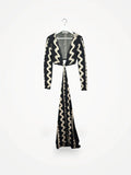 NA-KD Cut Out Knitted Maxi-klänning