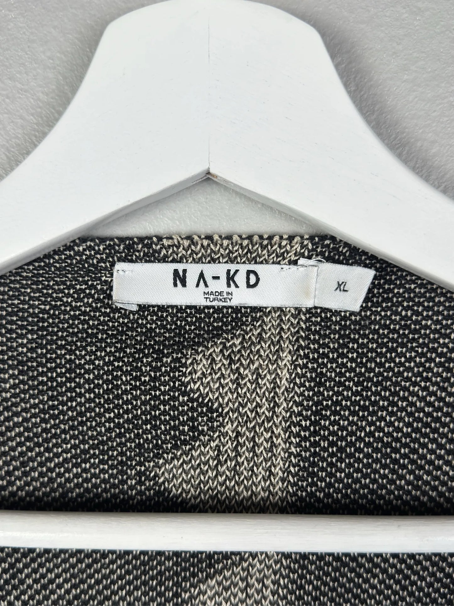 NA-KD Cut Out Knitted Maxi Dress