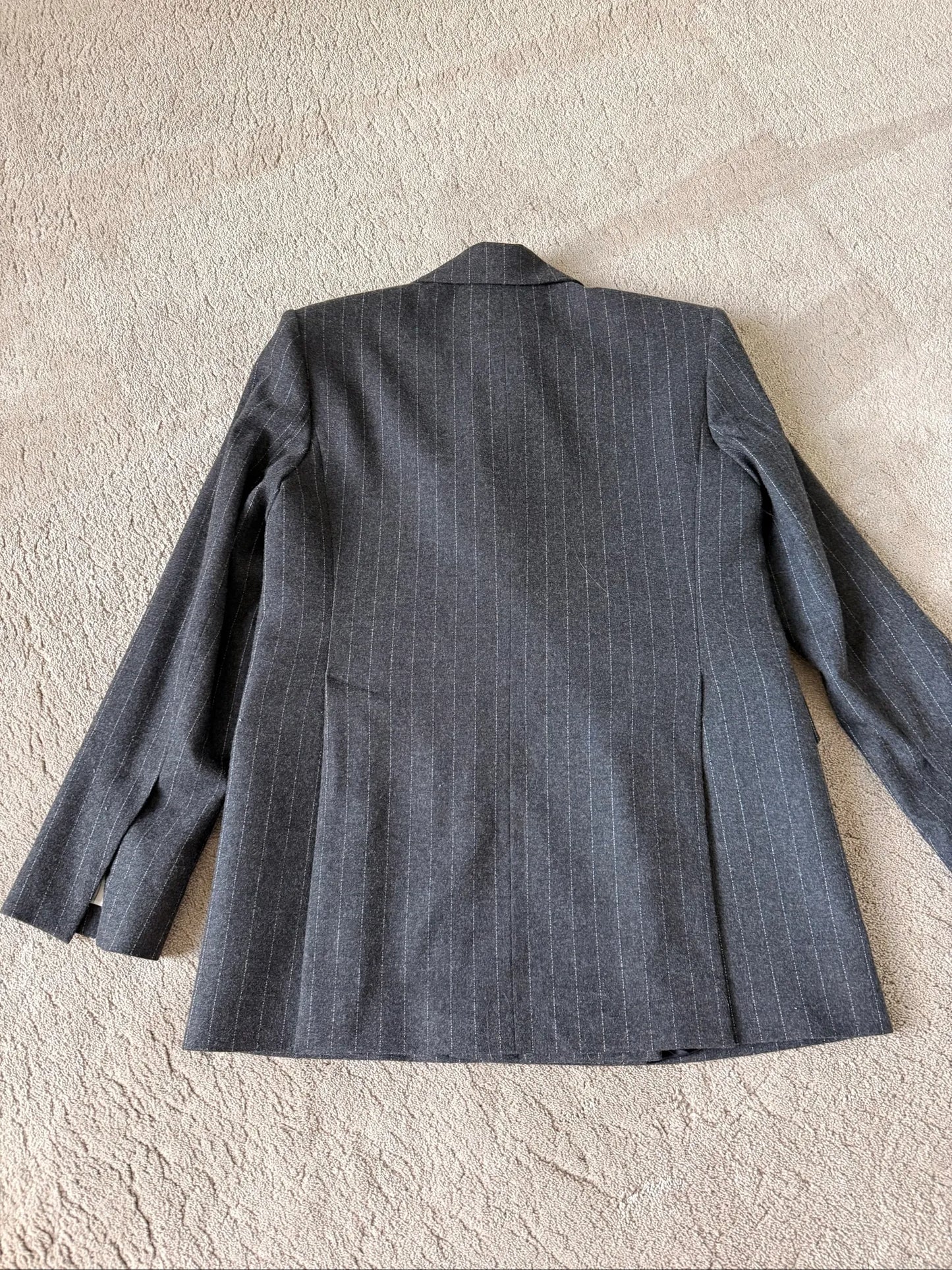 Dagmar Classic Wool Db Pinstripe-ullkavaj