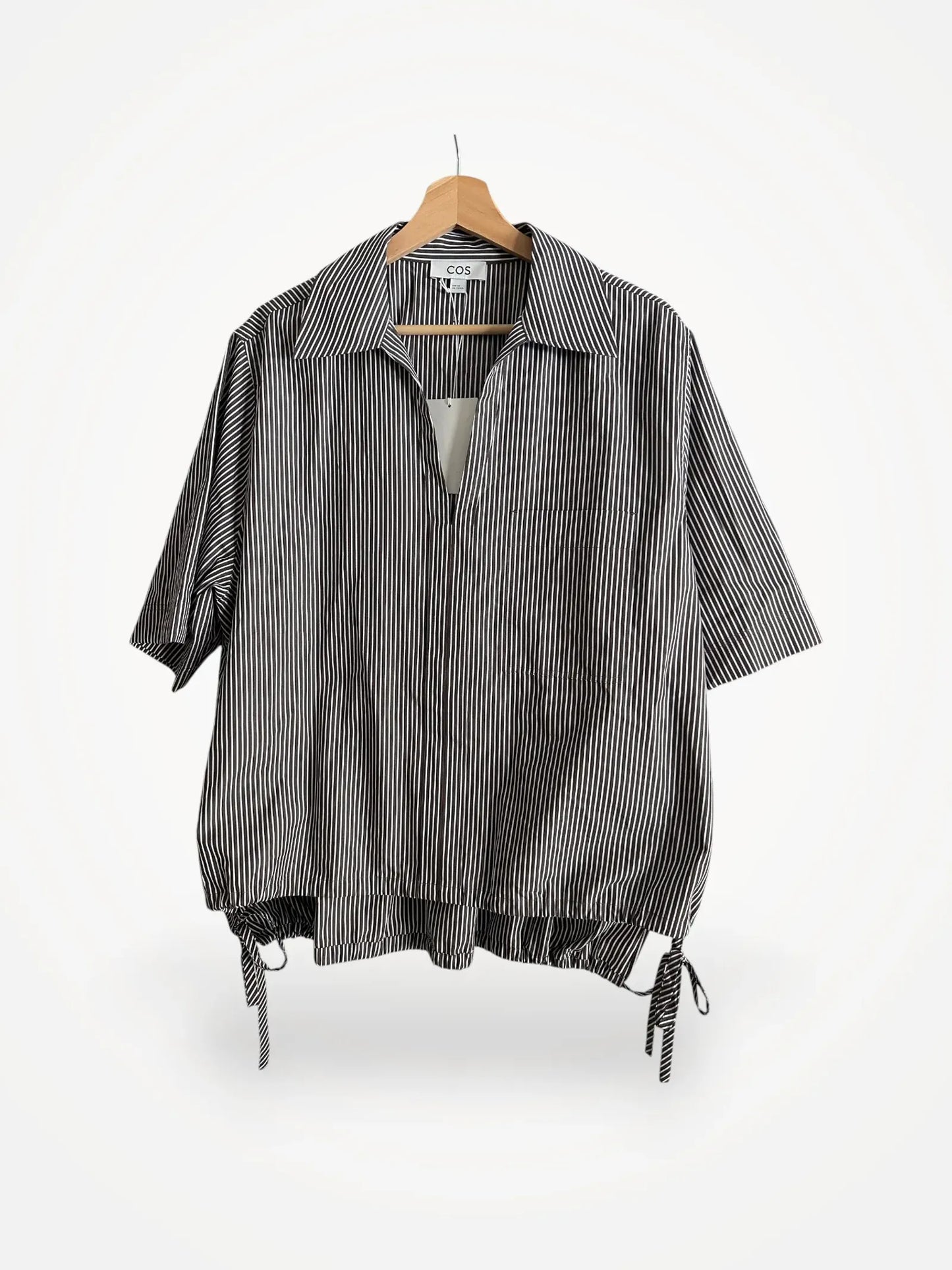 Cos Open-collar Drawstring-skjorta NWT