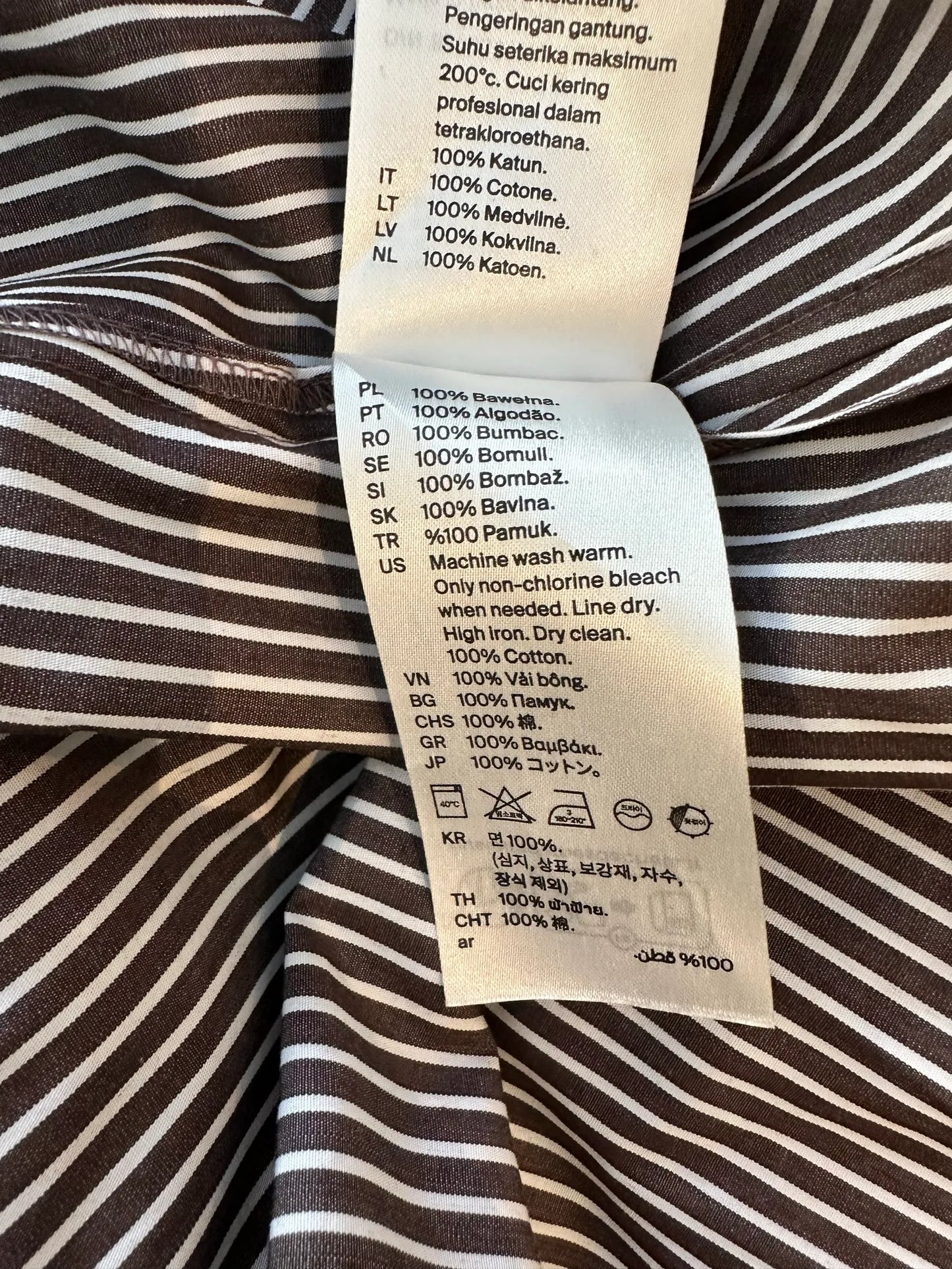 Cos Open-collar Drawstring-skjorta NWT