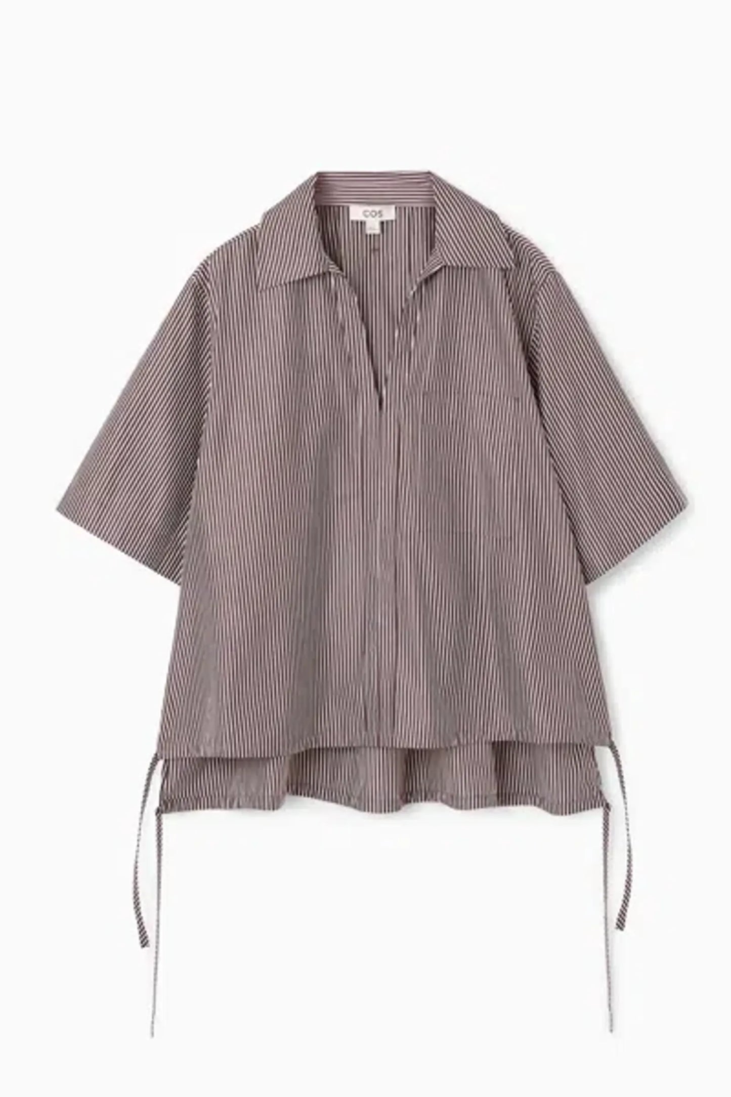 Cos Open-collar Drawstring-skjorta NWT