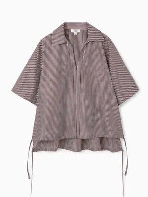 Cos Open-collar Drawstring-skjorta NWT