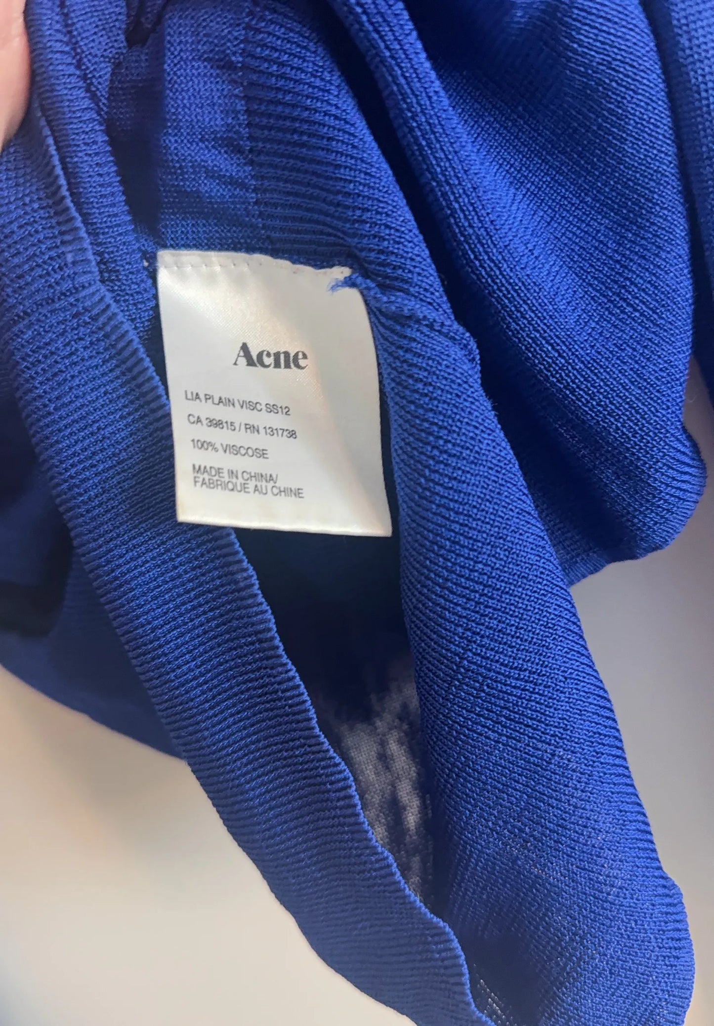 Acne Studios Lia Plain Visc-tröja