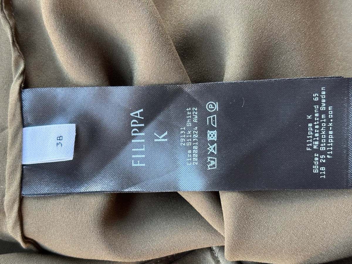 Filippa K Eira Silk-sidenblus NWOT