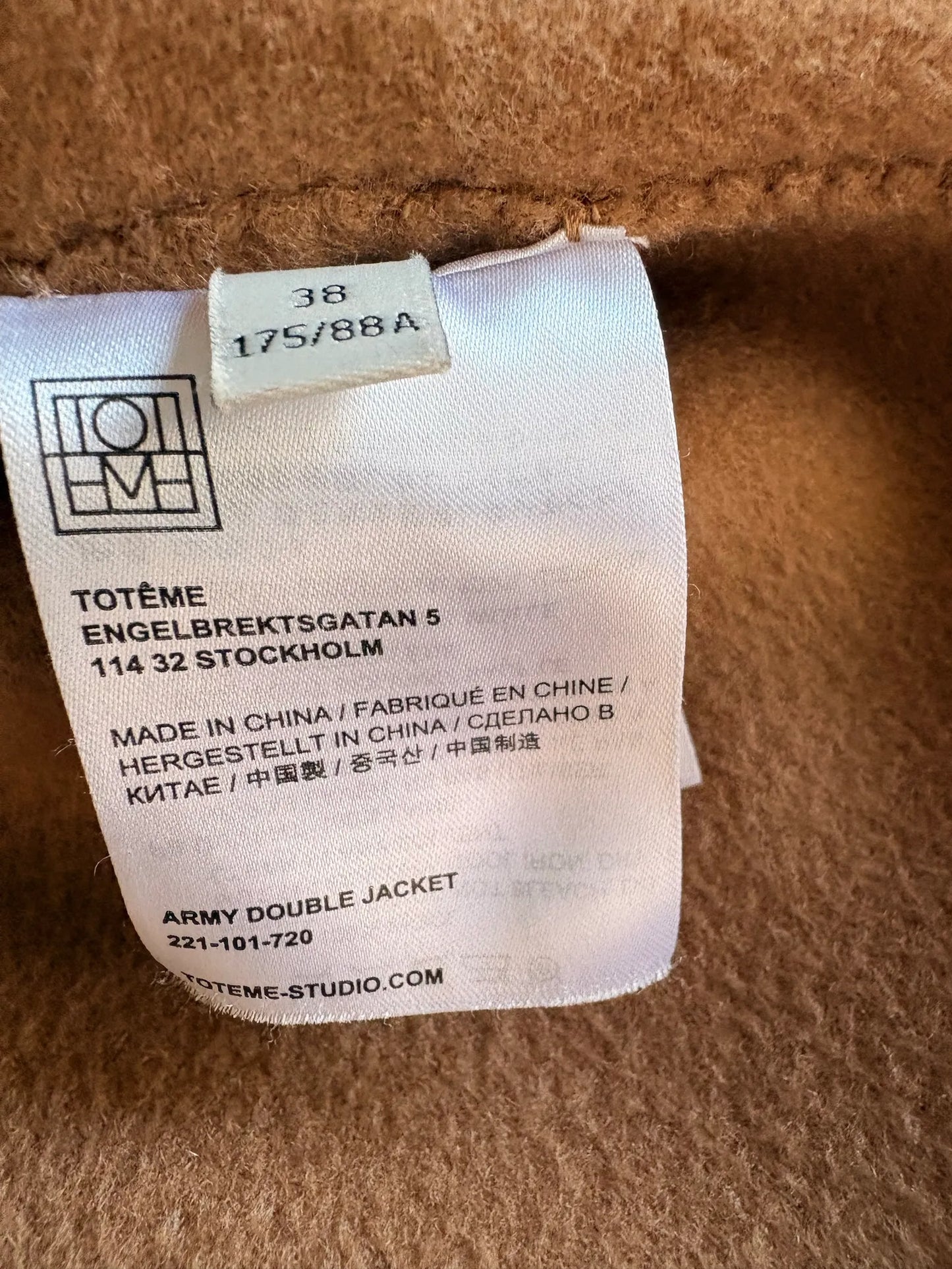 Toteme Aviator Wool-ulljacka