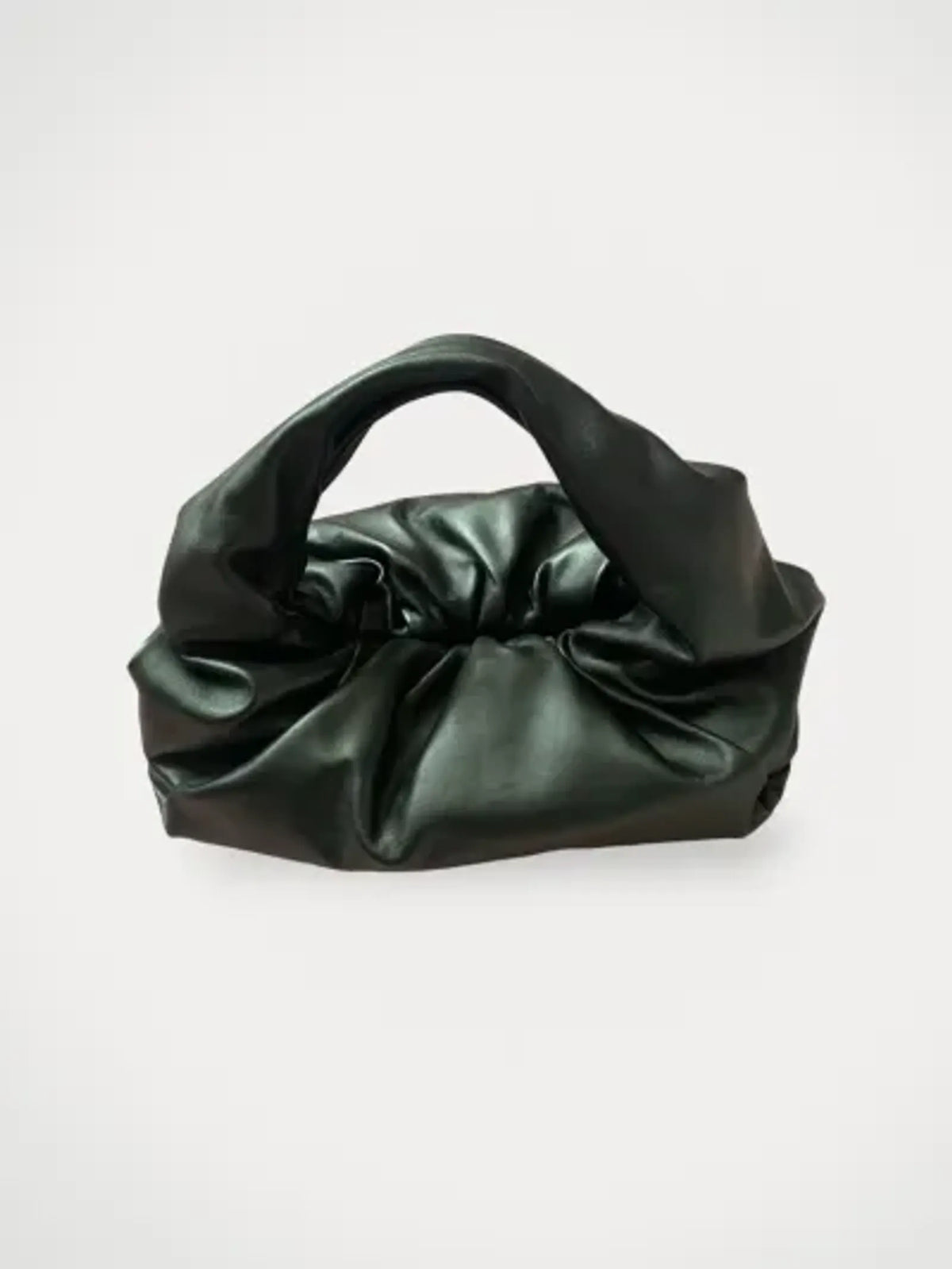 Bottega Veneta Black Medium Shoulder Pouch Handbag