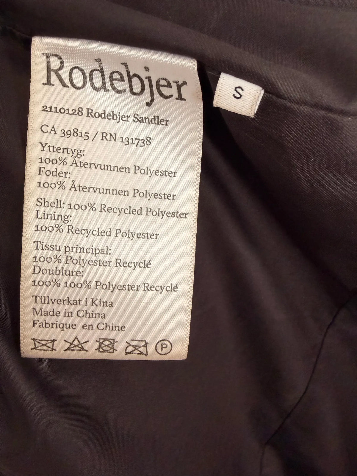 Rodebjer Sandler-kappa