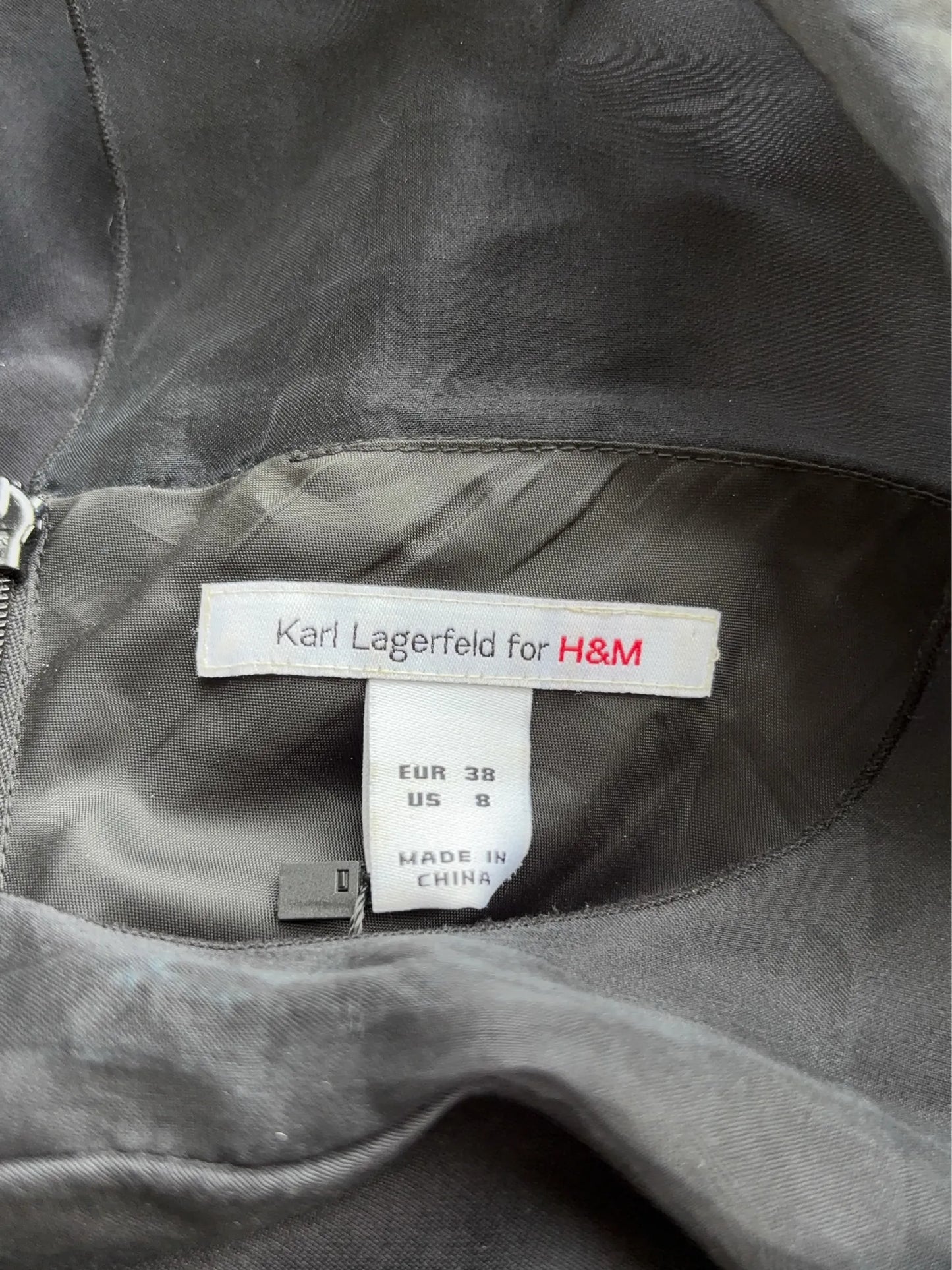 Karl Lagerfeld for H&M-sidenklänning