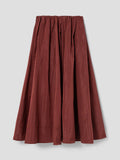 Dagmar A-Lined Silk-kjol