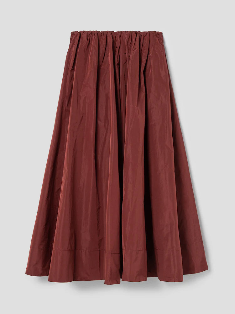 Dagmar A-Lined Silk-kjol