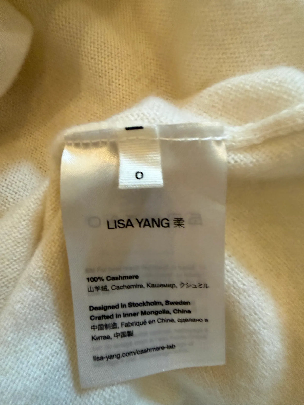 Lisa Yang-kashmirtröja NWOT