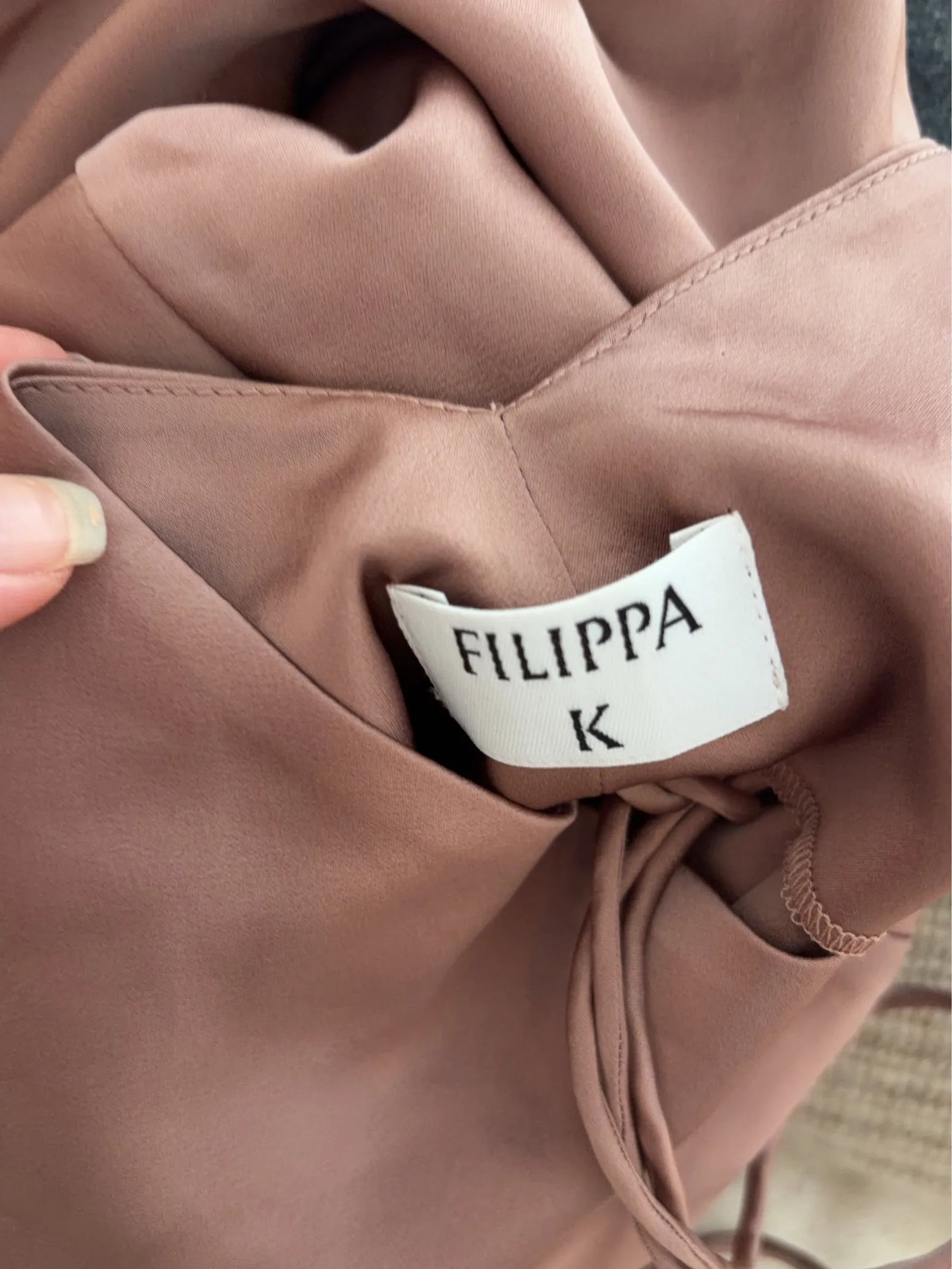Filippa K Satin Slip-klänning NWOT