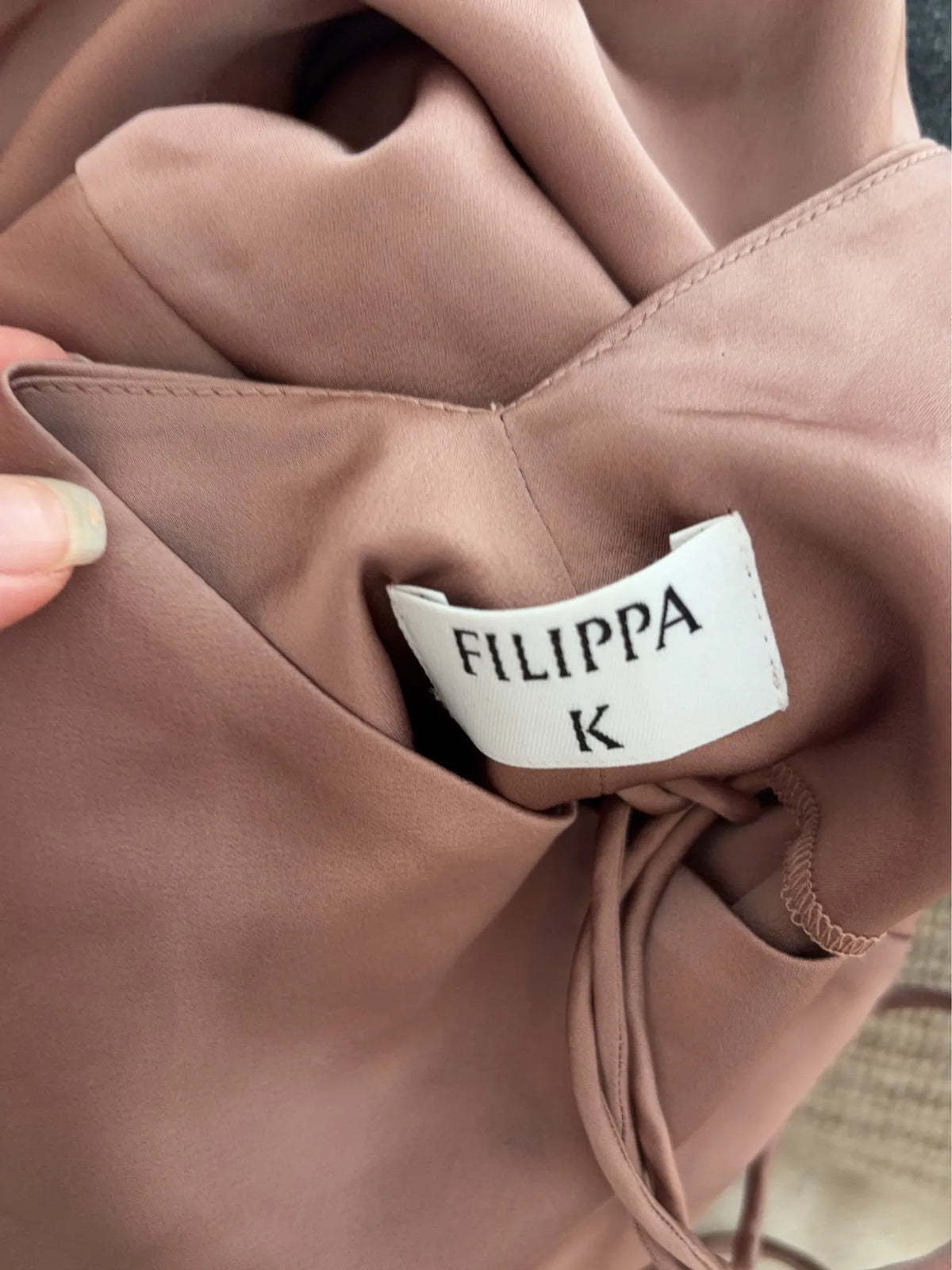Filippa K Satin Slip-klänning NWOT