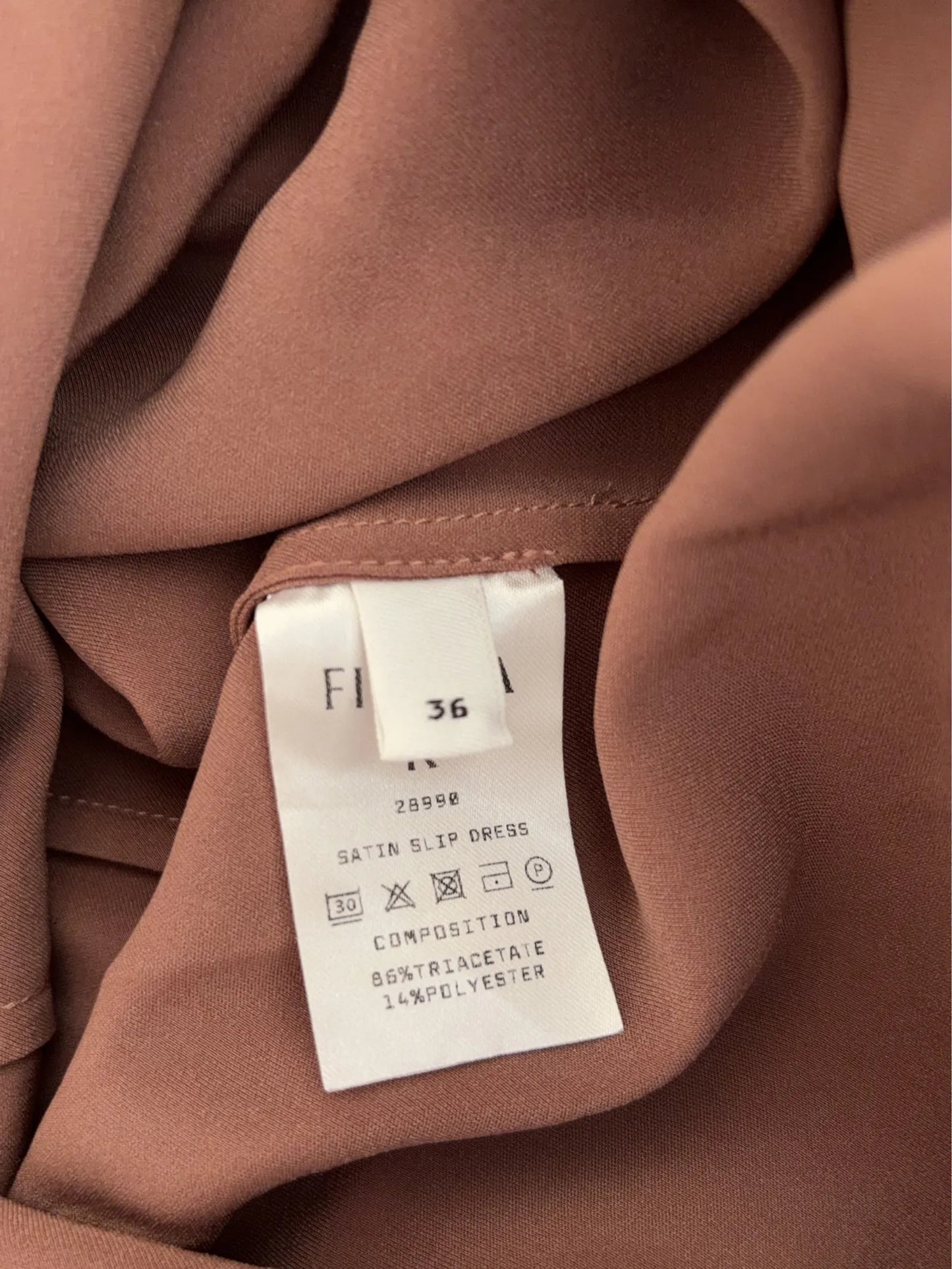 Filippa K Satin Slip-klänning NWOT