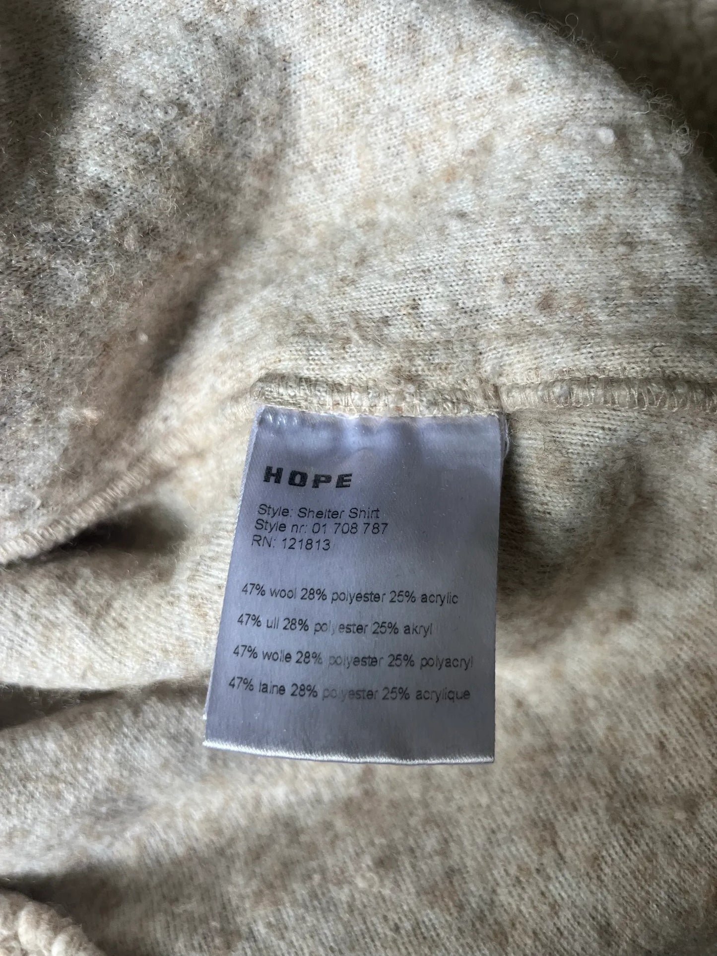 Hope Shelter-ulljacka