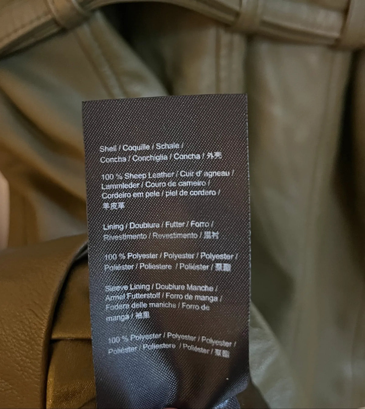 Muubaa Parker Safari Leather Leather jacket