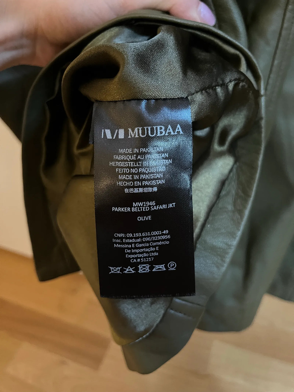 Muubaa Parker Safari Leather Leather jacket