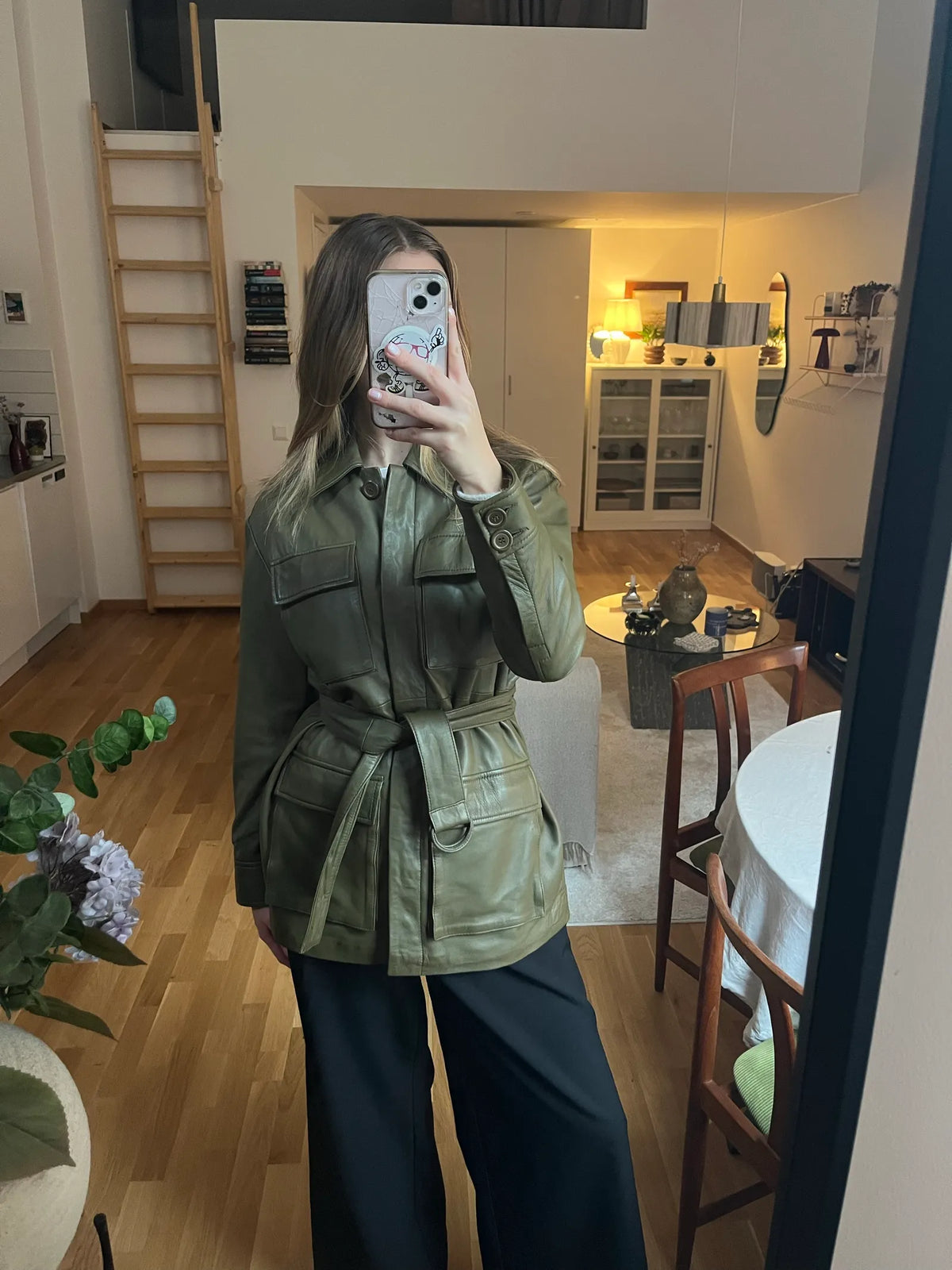 Muubaa Parker Safari Leather Leather jacket