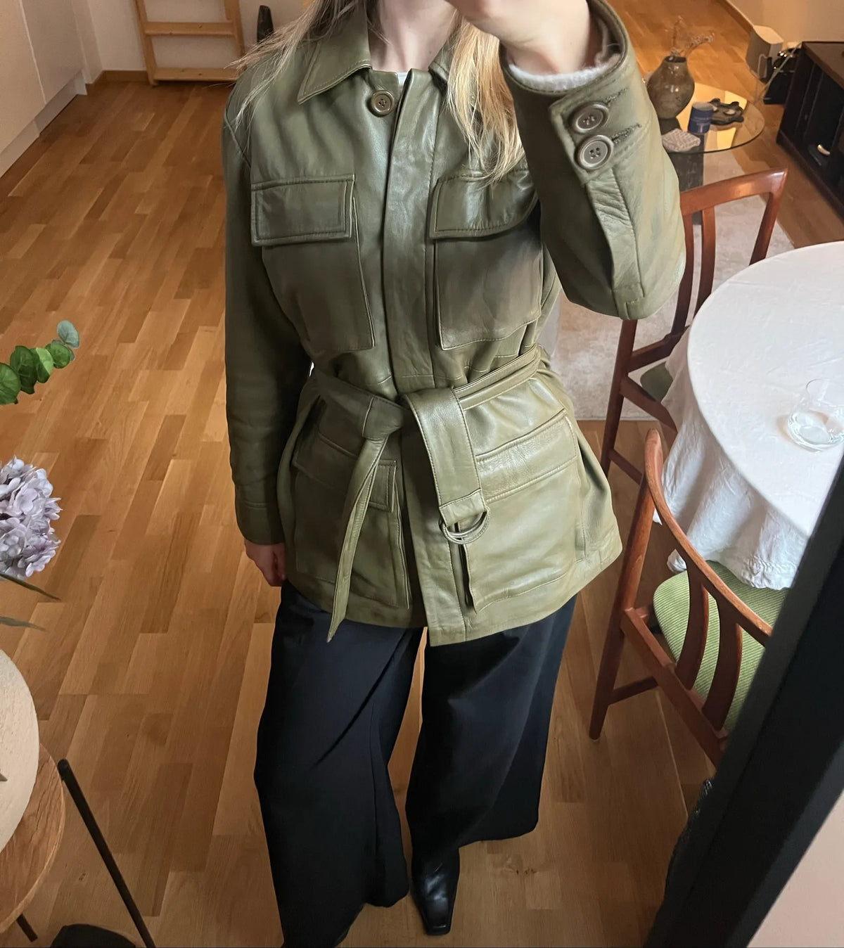 Muubaa Parker Safari Leather Leather jacket