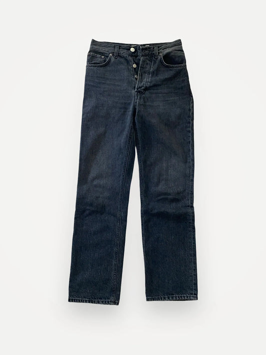 Dagmar Straight Leg Denim Washed Black-jeans