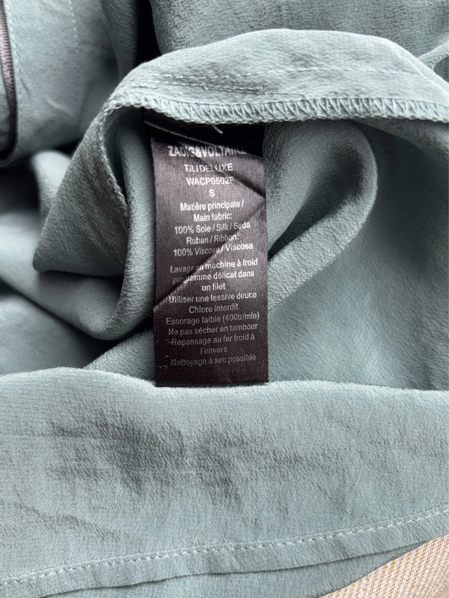 Zadig & Voltaire-sidenblus