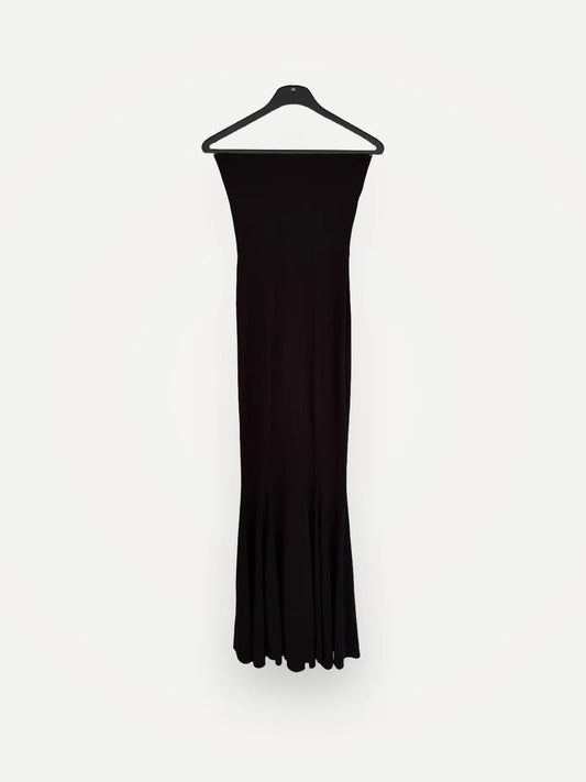 Norma Kamali Strapless Fishtail Gown-klänning
