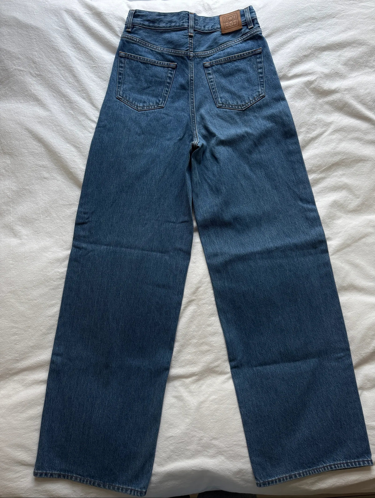 Toteme Wide Leg Denim Jeans