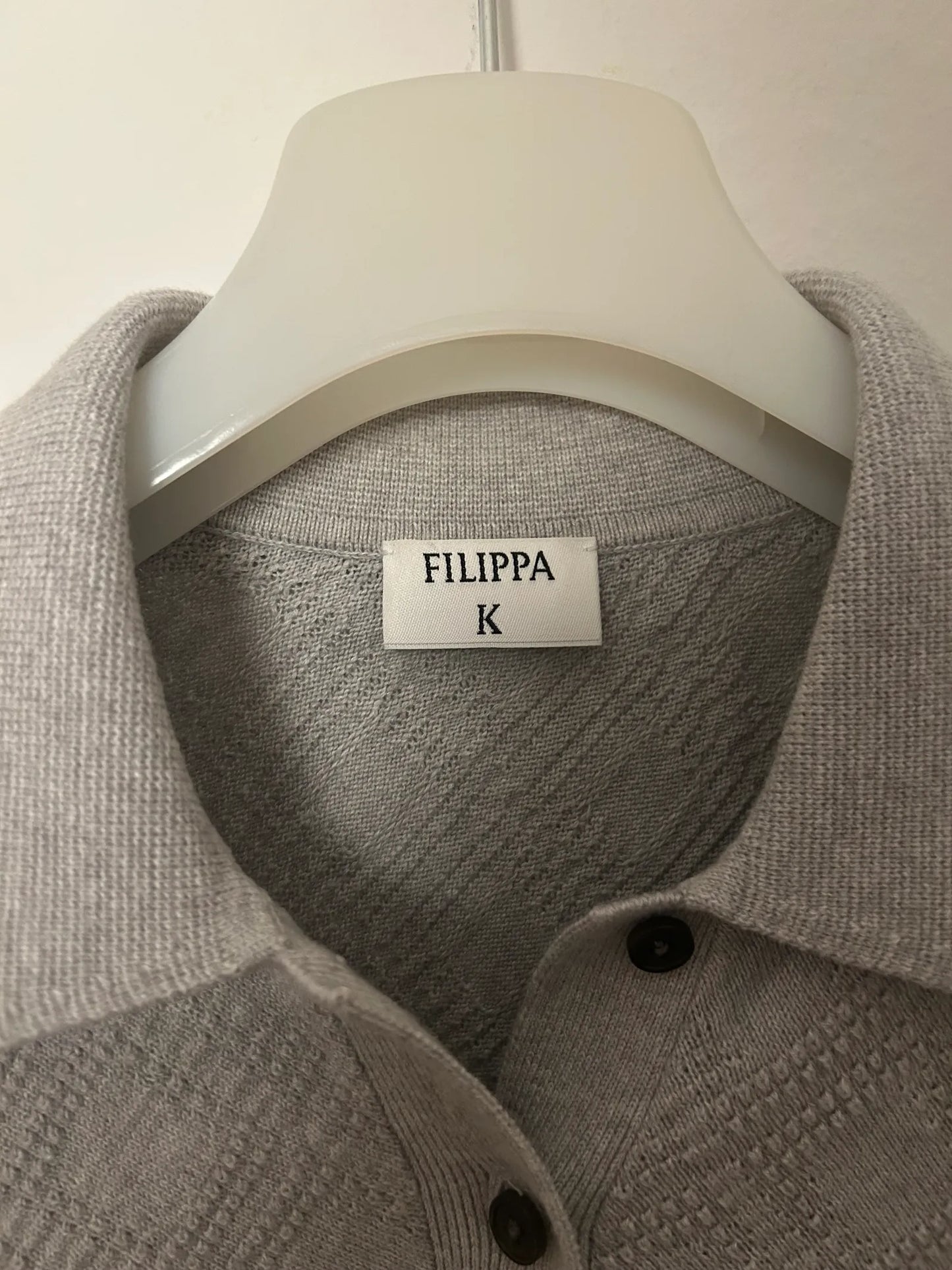 Filippa K Square Knit Polo-polotröja