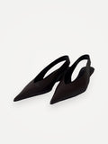 Toteme Wedge- Nappa Slingbacks Bark Heels
