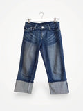 Victoria Beckham Under Knä-jeans