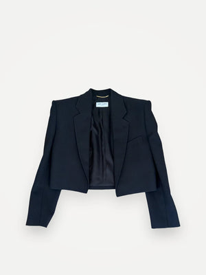 Saint Laurent 702931 Cropped Blazer