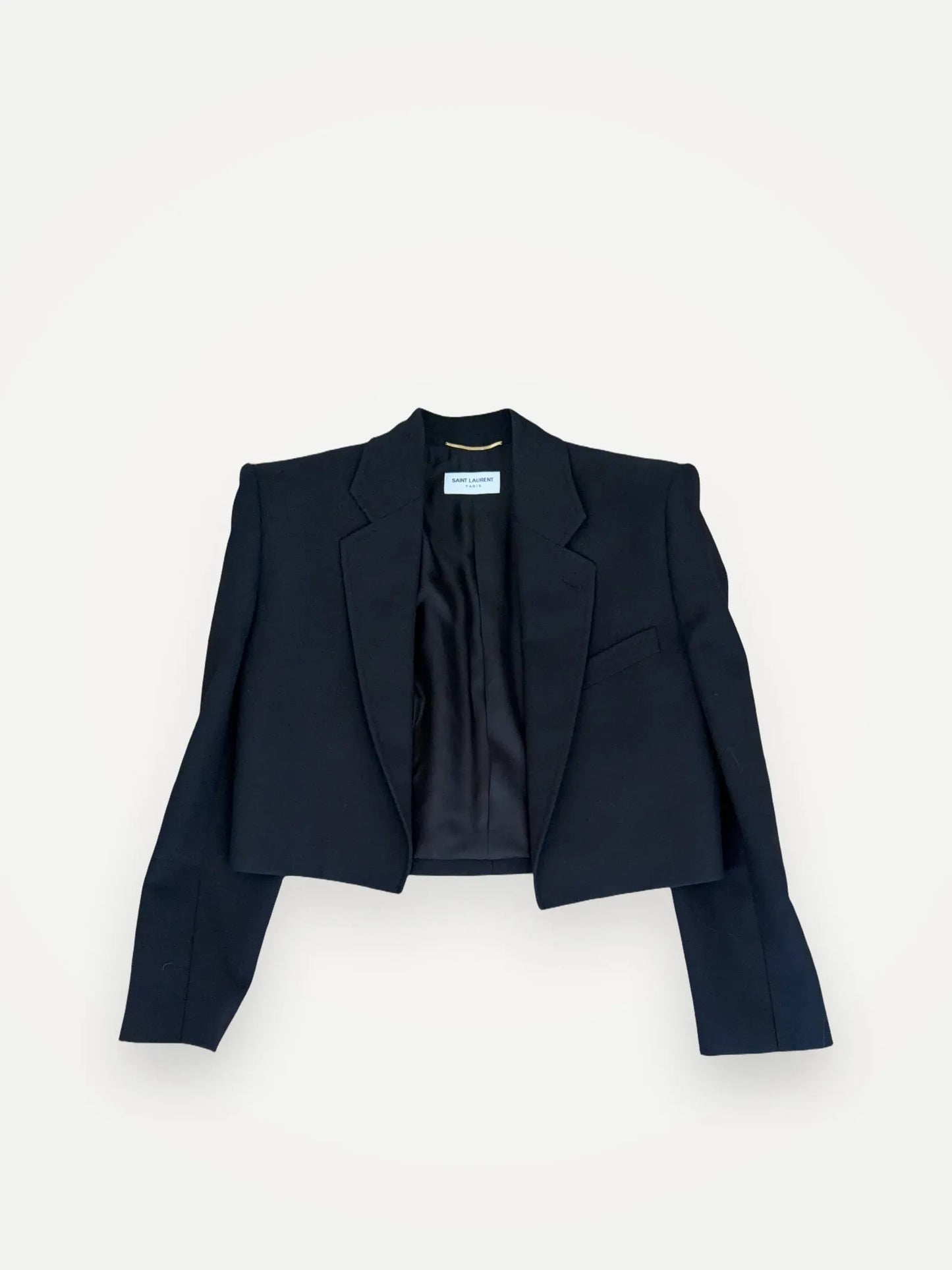 Saint Laurent 702931 Cropped Blazer