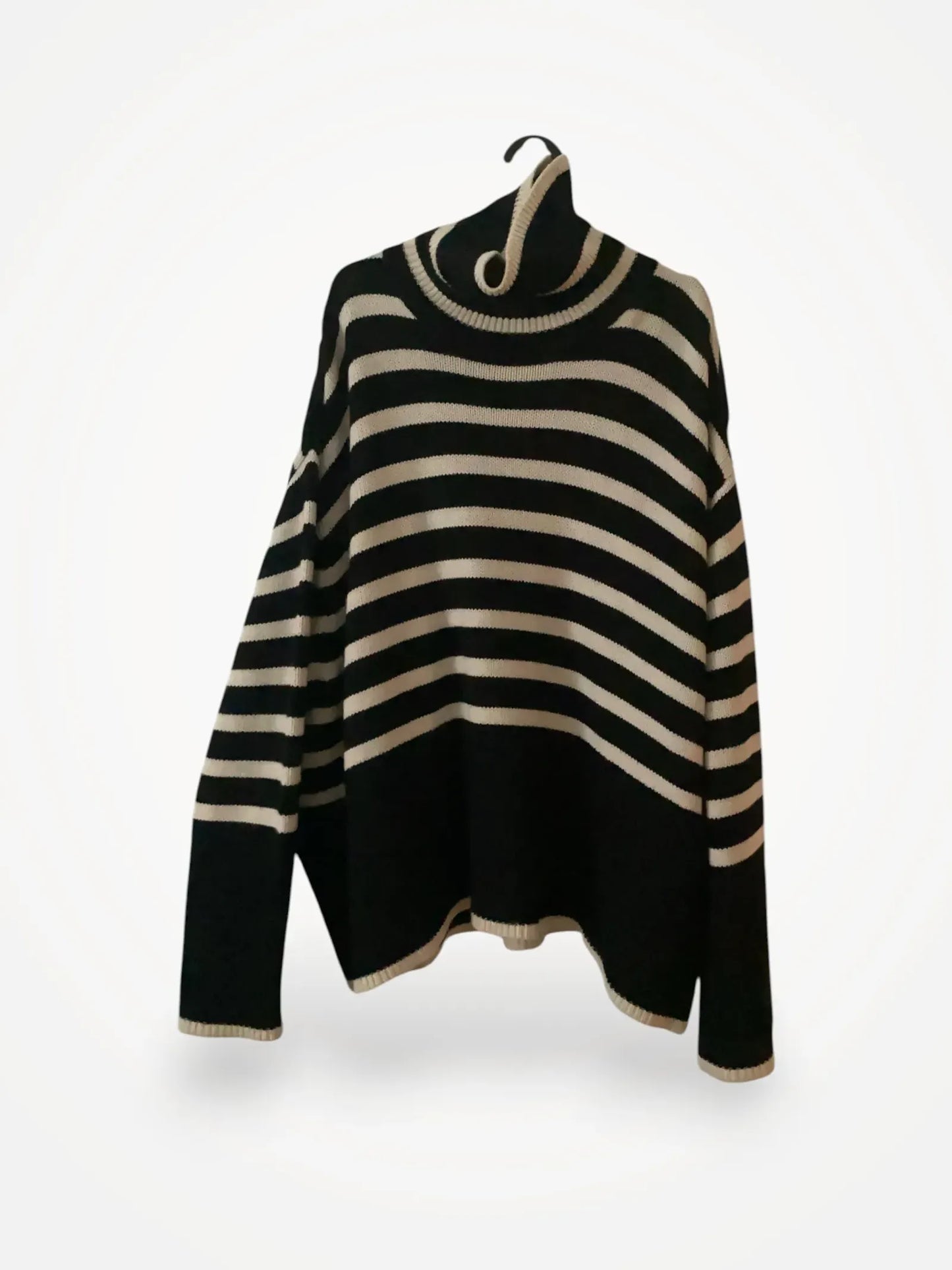 Toteme Signature Stripe Turtleneck Sweater