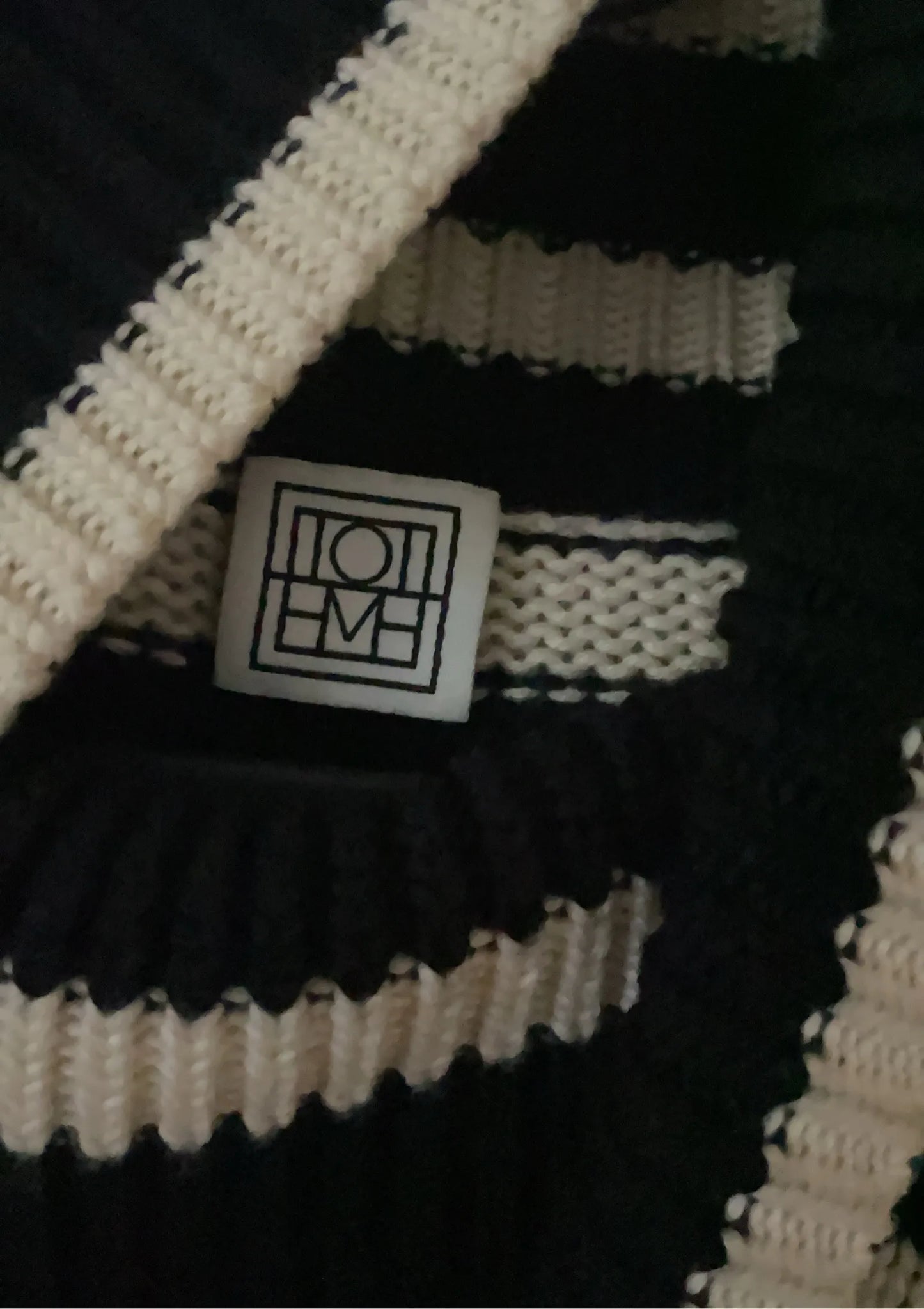 Toteme Signature Stripe Turtleneck Sweater