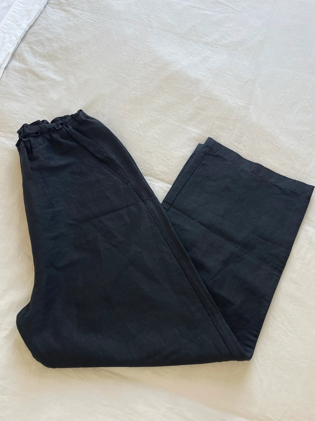 Toteme Stretch Linen Slacks Trousers