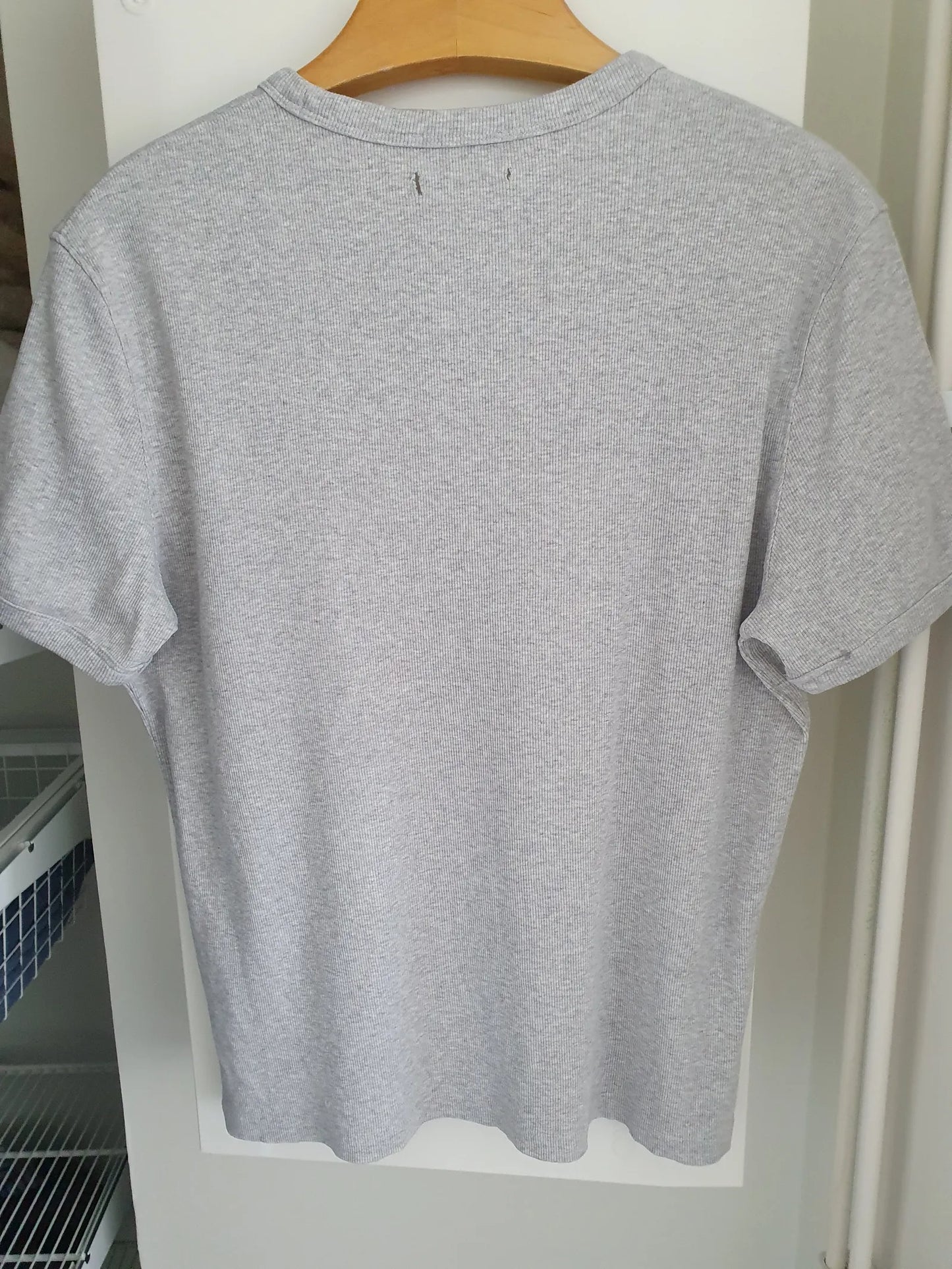 Cos Slimfit Ribbed-t-shirt