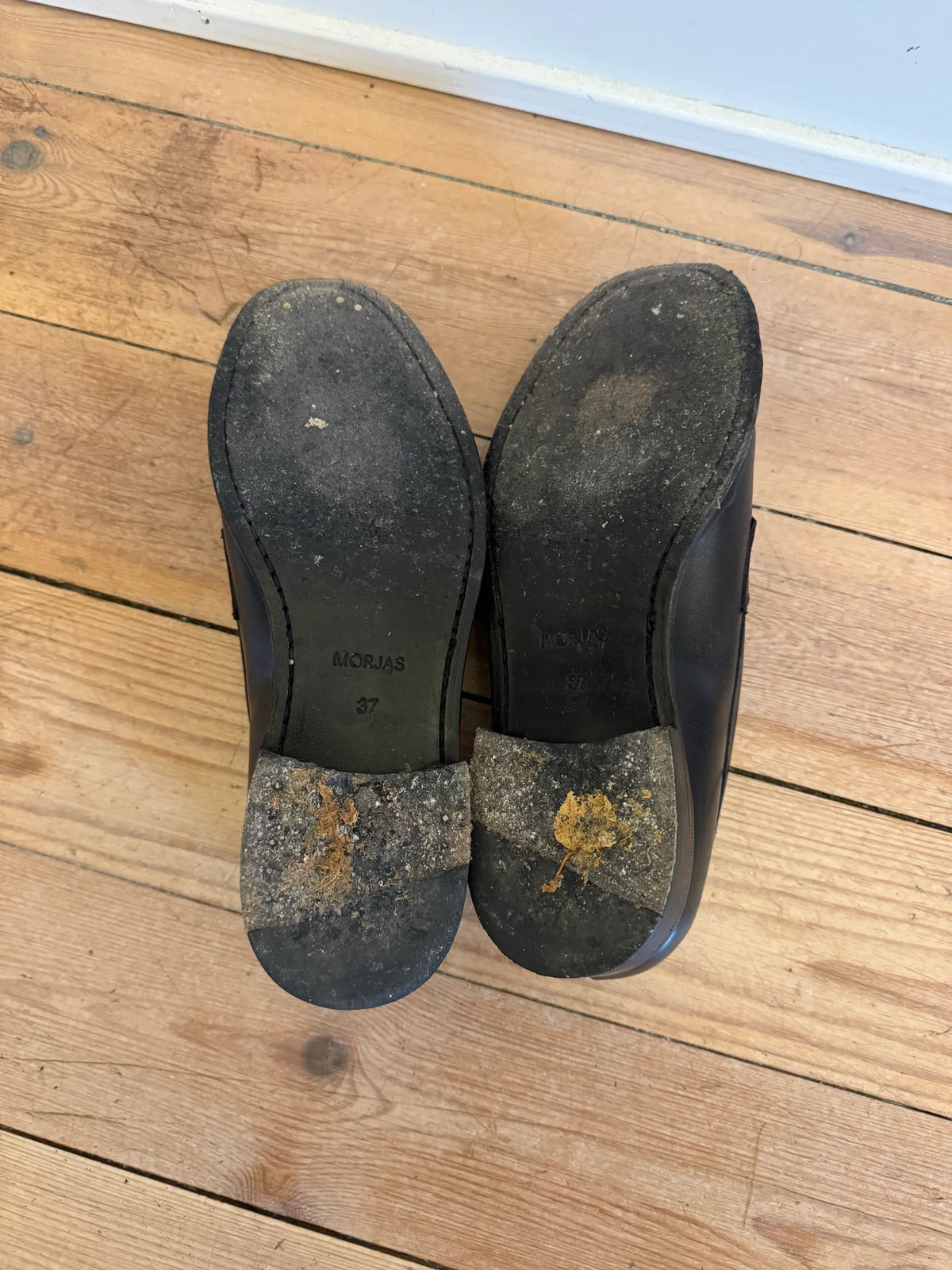Morjas Penny-skinnloafers