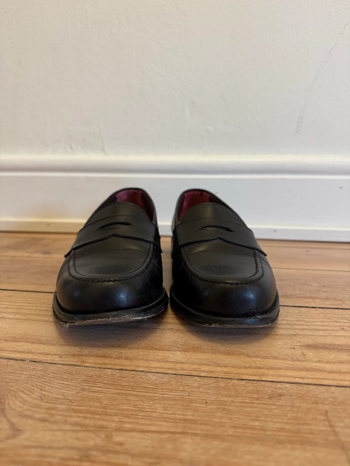 Morjas Penny-skinnloafers