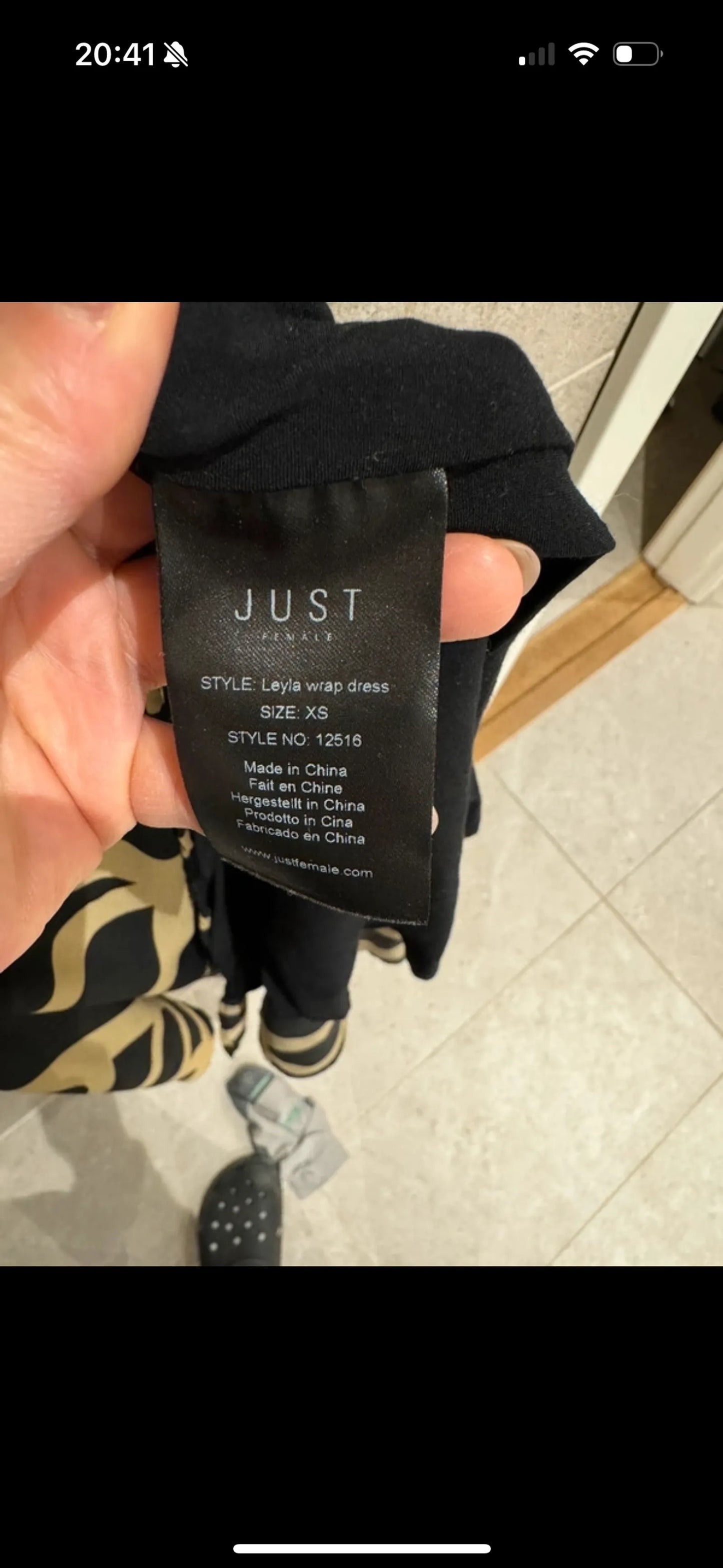 Just Female Leyla Wrap-klänning